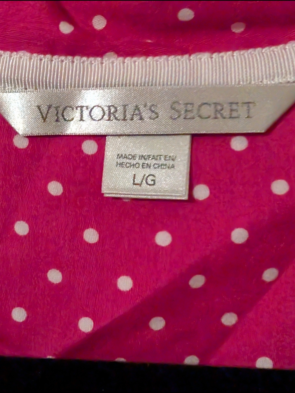 Victoria's Secret Hot Pink Polka Dot PJ Short Set - Picture 4 of 8